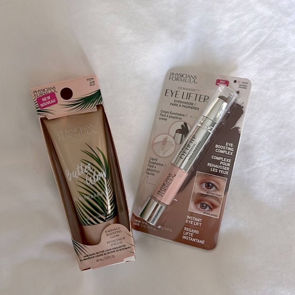 Physicians formula butter glow liquid highlighter + cream eyeshadow stick
